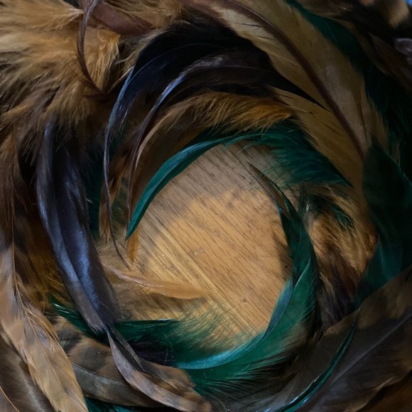 Masquerade Mask Feather Masks (HANDMADE W REAL FEATHERS) - Picture 11 of 16